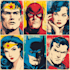 design an amazing superhero pop art