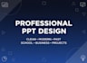 design professional powerpoint presentation slides