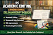 proofread and edit your thesis or research paper