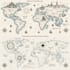 illustrate medieval fantasy and sci fi maps