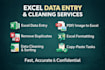 clean shopify and amazon CSV sales reports and organize data
