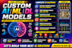 build custom ai machine learning and deep learning models