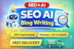 write SEO optimized blog writing  and articles in hindi