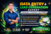 be virtual assistant excel data entry  b2b lead generation