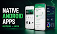 develop your android mobile app using kotlin or java