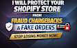 secure shopify store from fraud, chargebacks and fake orders