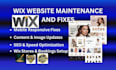 be your wix website manager for updates and monthly maintenance