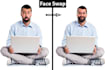 fix, edit, face swap and generate ai images using photoshop and ai