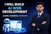 build a modern ai powered website with chatbot integration