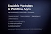 develop webflow membership site with firebase outseta and multistep forms