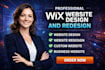 be your wix expert for website, store and landing page