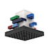 build 3d puzzle minifigure lego with robotics marvel  minecraft bricks decals