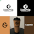 do premium coffee label, packaging, paper cup, sticker design