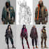illustrate you as a cyberpunk style character