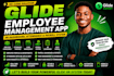 build glide employee management app HR dashboard attendance payroll system