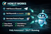 build telegram automation bot with link blocker and auto forward