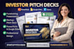 investor pitch deck fundraising presentation powerpoint ppt google slides deck