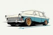 draw line art vector from your car