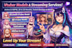 create professional vtuber rigging, live2d vtuber model, 3d vtuber model