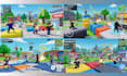 build full roblox game with scripting, UI, map design, gui and monetization