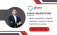 design ghost newsletter migrate substack to ghost migrate mailchimp to ghost