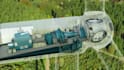 do 3d wind turbine animation, renewable energy industrial mechanical explainer