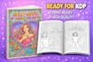 create self love affirmation coloring book pages for amazon kdp