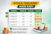 create professional excel inventory management and stock tracking system