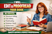 do book editing an proofreading