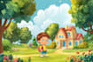 draw custom children book illustration