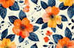 draw seamless pattern design for fabric, stationery, packaging