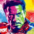 design an amazing superhero pop art