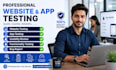do QA testing, usability testing and website review manual, and automation apps