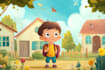 illustrate a childrens book series with magical art