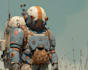create sci fi character art and sci fi concept art