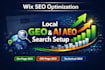 do wix SEO, local GEO and ai aeo optimization