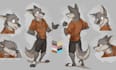 draw furry ref sheet furry reference sheet fursona ref sheet furry nsfw art