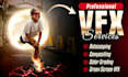 do hollywood style vfx compositing and cgi effects