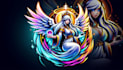create awesome angel queen ghost gaming mascot logo only 15 hours