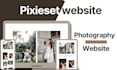 design attractive pixieset, wix, photography website, squarespace online booking