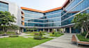 visualize modern university exterior,campus building design, architecture render