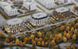 renew emerald residential complex, modern urban villa design,apartment rendering