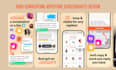 create professional ios and android app store screenshot design