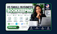 do US small business bookkeeping with schedule c and 1099 nec prep
