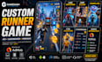 develop a custom endless runner game in unity for android and ios