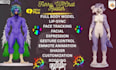 create nsfw vtuber model, 3d anime avatar, furry vrchat avatar, obs studio