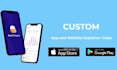 create mobile app explainer video, captivating app explainer video and web promo