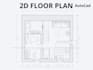 draw clean and professional 2d floor plans in autocad