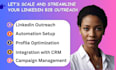 do linkedin outreach automation b2b lead generation