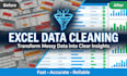 clean, format and restructure messy excel data